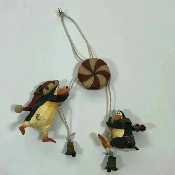 Vintage Boyds Collection Carvers Choice Arlene & Arluk Pulling Together Ornament - Picture 1 of 7